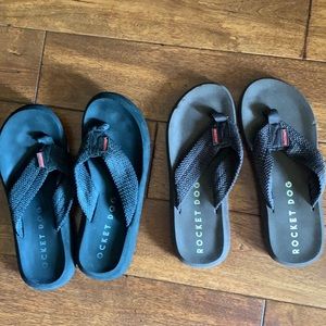 Rocket Dog flip flops size 10.